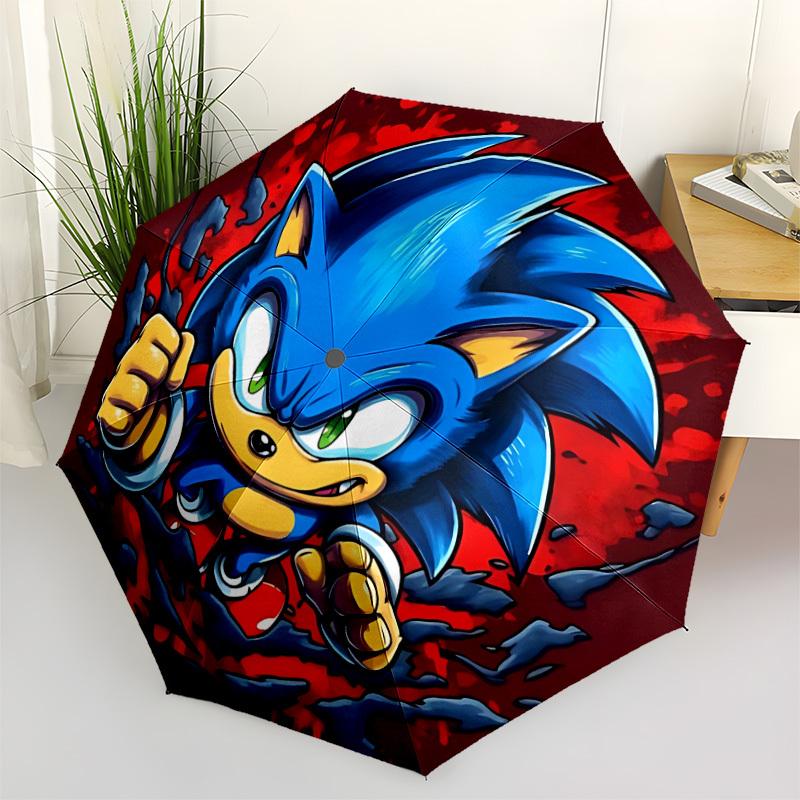 1pc Sonic the Hedgehog Automatic Folding Umbrella - 8-Rib Durable Iron Frame, Compact Portable for Daily Travel, Men & Women yy251125219
1pc Sonic the Hedgehog Automatic Folding Umbrella - 8-Rib Durable Iron Frame, Compact Portable for Daily Travel, Men & Women yy251125219