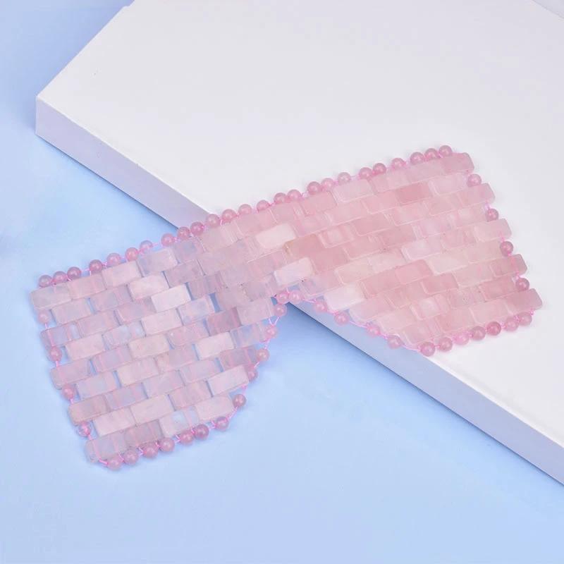 Natural Rose Quartz Eye Mask Jade Roller Gua Sha Massager Set Gouache Quartz Face Massage Beauty Cold Therapy Relaxing Tools
Natural Rose Quartz Eye Mask Jade Roller Gua Sha Massager Set Gouache Quartz Face Massage Beauty Cold Therapy Relaxing Tools