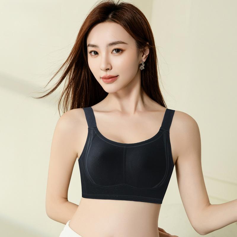 Large-sized Underwear with Anti-sagging Rabbit Ears Thin and Seamless Bra Soft Support and Adjustable Women s Sports Bra Push Up Bra M чорний
Large-sized Underwear with Anti-sagging Rabbit Ears Thin and Seamless Bra Soft Support and Adjustable Women s Sports Bra Push Up Bra M чорний