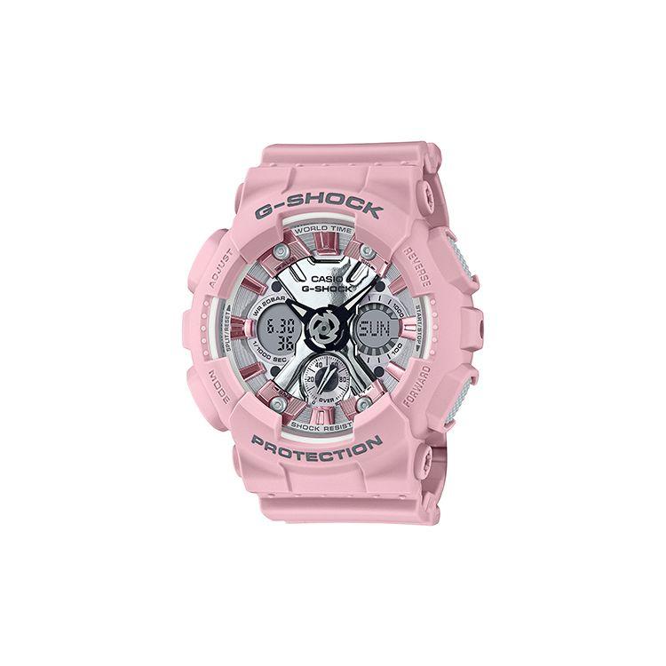 Casio G-Shock 3D Dual Display Waterproof Quartz Watch Resin Strap Women watches Pink GMA-S120NP-4APR Regular Watch Box,Matte Powder
Casio G-Shock 3D Dual Display Waterproof Quartz Watch Resin Strap Women watches Pink GMA-S120NP-4APR Regular Watch Box,Matte Powder