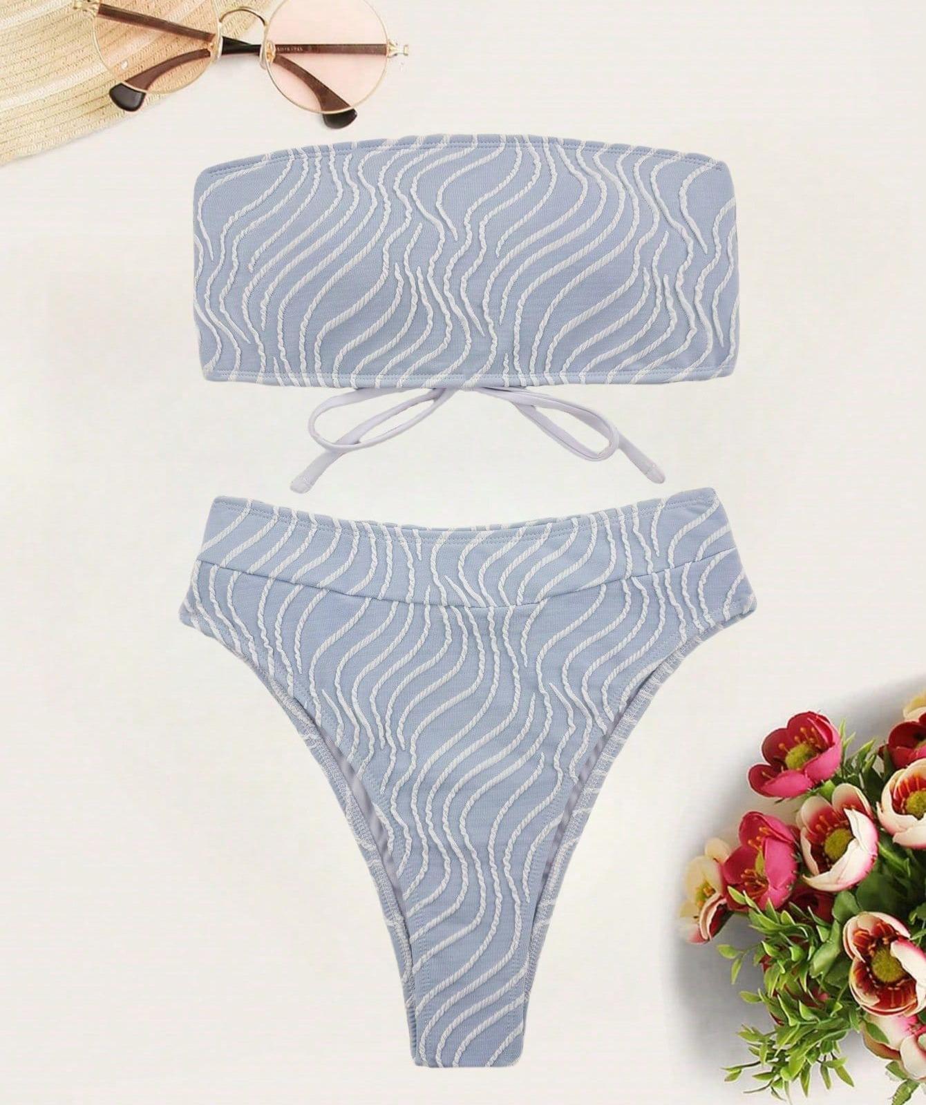 Женский купальник, однотонный, облегающий грудь, высокая талия, раздельный купальник, комплект бикини, пляжная одежда, купальные костюмы, 8 цветов L светло-синий
Женский купальник, однотонный, облегающий грудь, высокая талия, раздельный купальник, комплект бикини, пляжная одежда, купальные костюмы, 8 цветов L светло-синий