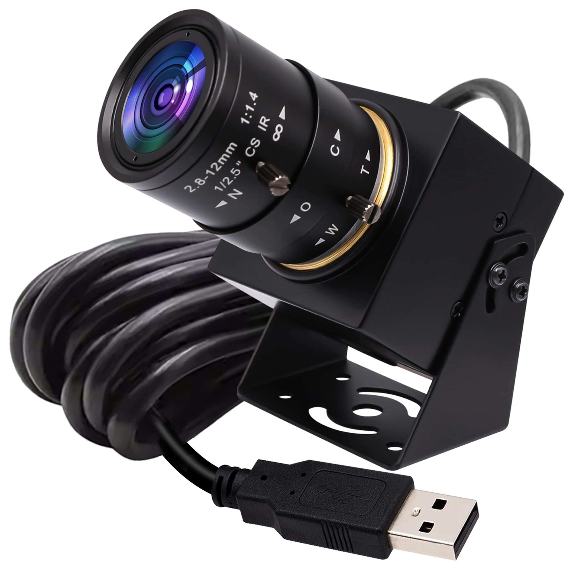 USB-камера ELP 4K з мікрофоном. Веб-камера з ручним масштабуванням. Варифокальна ПК-камера для комп’ютера. Міні-UVC-веб-камера IMX317. Варифокальна аудіо-відео USB-камера з 8 Мп. чорний
USB-камера ELP 4K з мікрофоном. Веб-камера з ручним масштабуванням. Варифокальна ПК-камера для комп’ютера. Міні-UVC-веб-камера IMX317. Варифокальна аудіо-відео USB-камера з 8 Мп. чорний