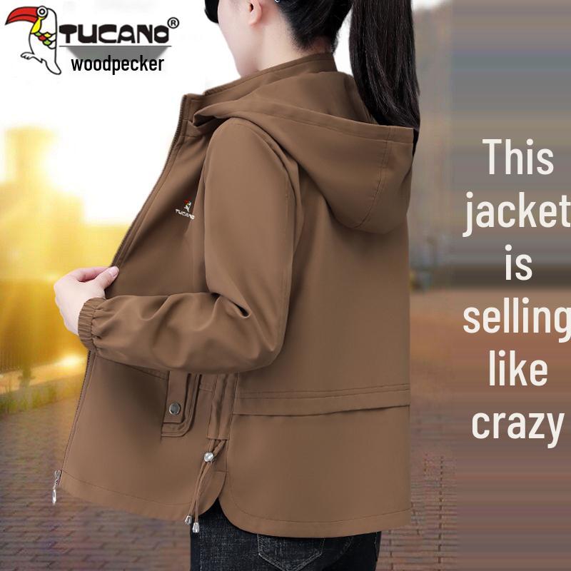 Жіноча куртка-вітрівка Woodpecker, на флісовій підкладці, вільного крою, стиль весна/осінь 2025 для мам середнього віку M for 75-90 lbs
Жіноча куртка-вітрівка Woodpecker, на флісовій підкладці, вільного крою, стиль весна/осінь 2025 для мам середнього віку M for 75-90 lbs