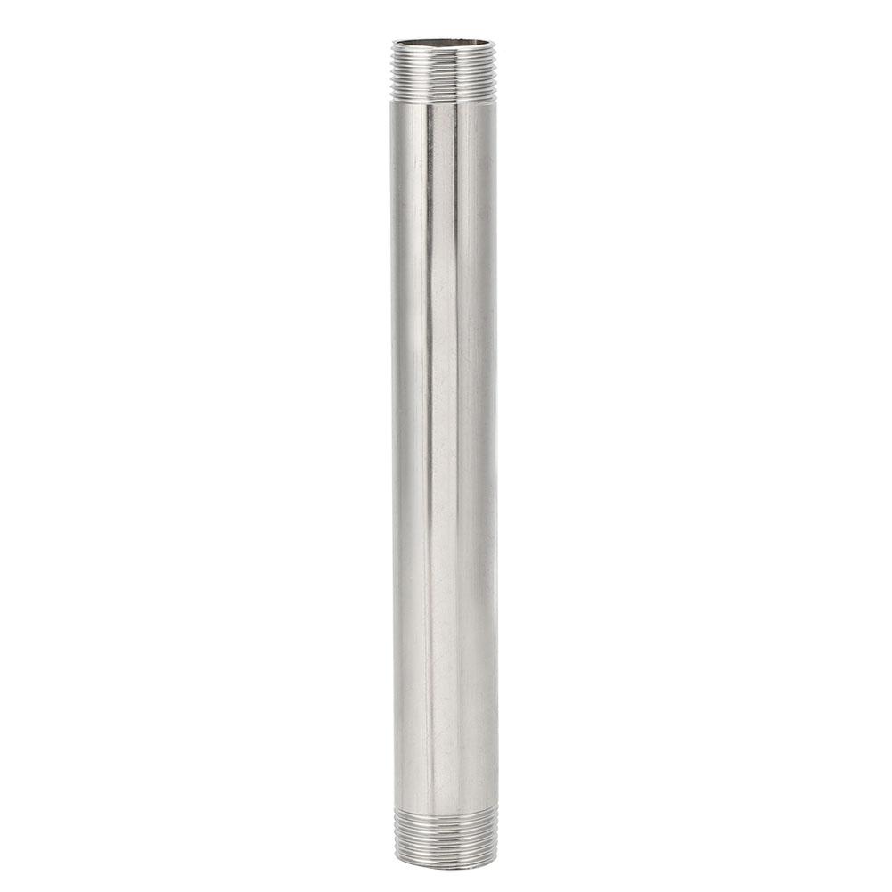 Stainless Steel Male Thread Screwed Pipe Nipple Connector Adapter Pipe Fittings 20cmG3/4 Male
Stainless Steel Male Thread Screwed Pipe Nipple Connector Adapter Pipe Fittings 20cmG3/4 Male