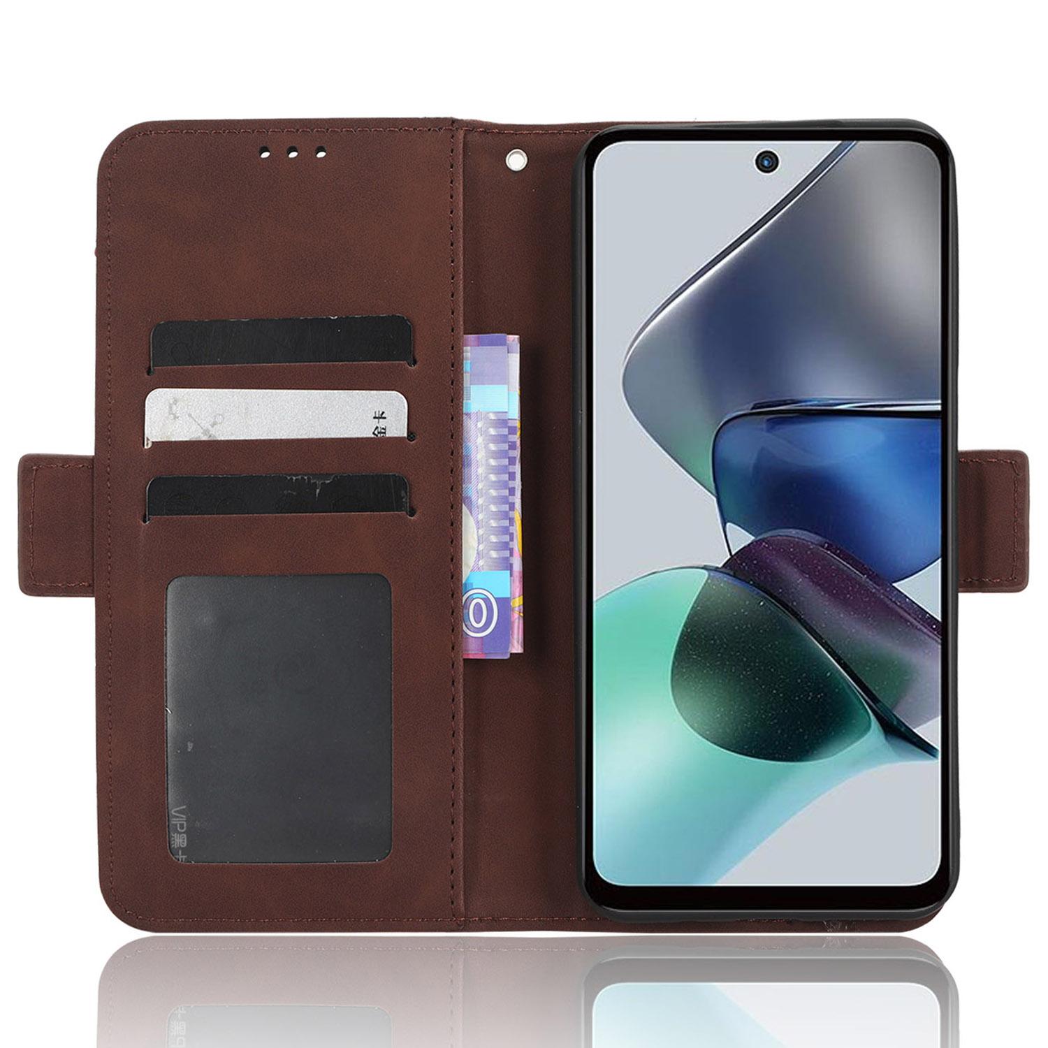 For Motorola Moto G13 4G/G23 4G PU Leather Phone Protective Cover Multiple Card Slots Anti-drop Stand Wallet Case Brown
For Motorola Moto G13 4G/G23 4G PU Leather Phone Protective Cover Multiple Card Slots Anti-drop Stand Wallet Case Brown