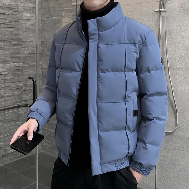 Men s Winter Cotton-Padded Jacket, Trendy Korean Style, Stand-Up Collar, Youth Student Design, Thickened for Couples. 4XL синій
Men s Winter Cotton-Padded Jacket, Trendy Korean Style, Stand-Up Collar, Youth Student Design, Thickened for Couples. 4XL синій