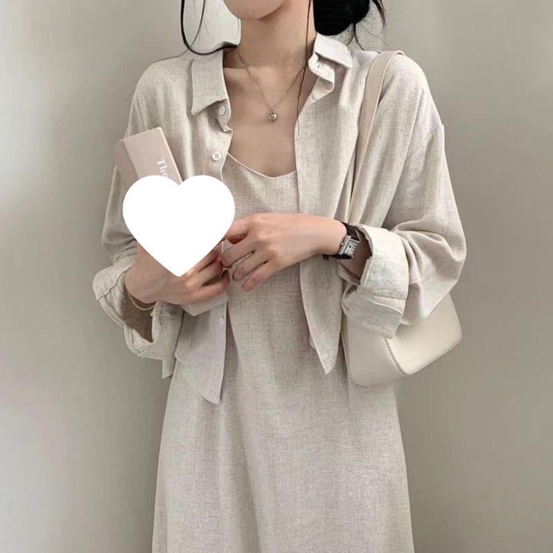 Корейский Шик Французский Ретро Двойка: Сексуальное платье на подтяжках и куртка-рубашка для женщин XL (suggested 60.5-65 kg)
Корейский Шик Французский Ретро Двойка: Сексуальное платье на подтяжках и куртка-рубашка для женщин XL (suggested 60.5-65 kg)