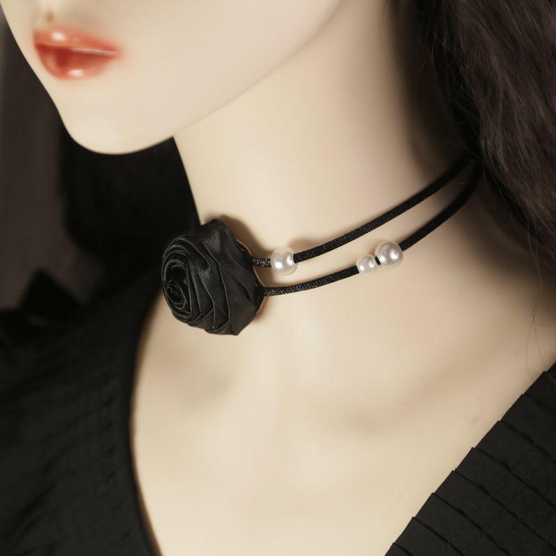 Изысканное ожерелье Цветочное ожерелье-чокер на ключицу Аксессуары для шеи Шарм Колье Новый Популярный