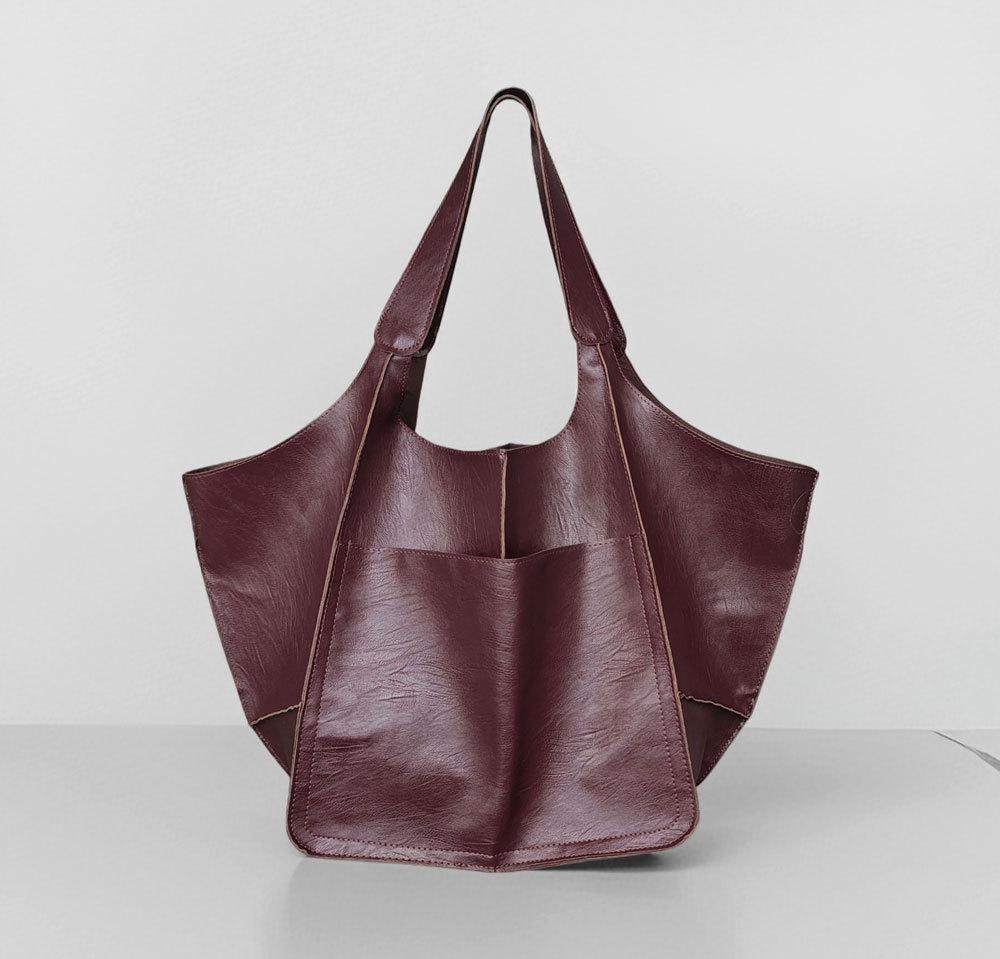 Жіноча велика модна сумка-тоут: Сумка з м якої шкіри на одне плече, великої місткості
Жіноча велика модна сумка-тоут: Сумка з м якої шкіри на одне плече, великої місткості