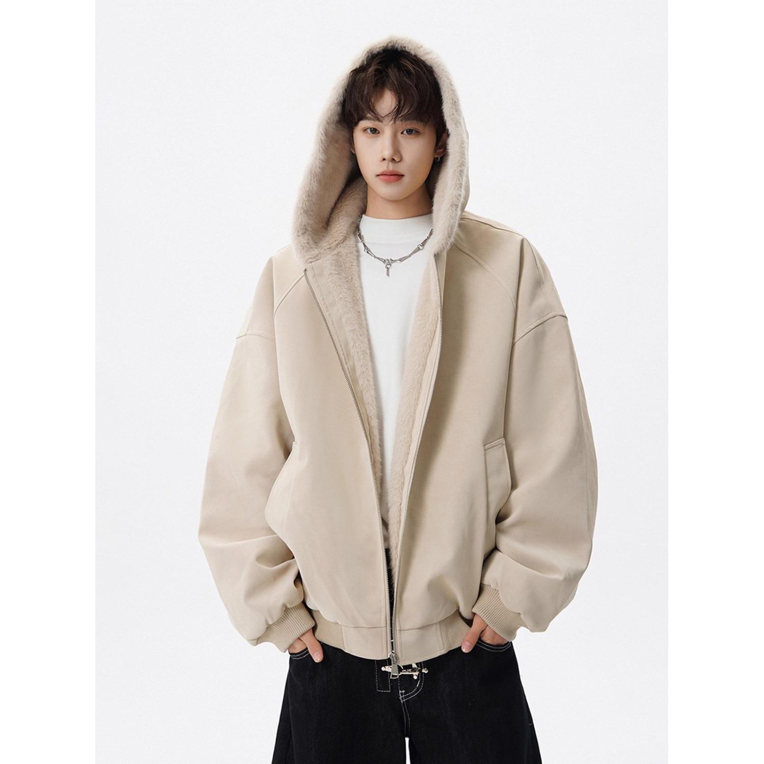 Men s American Vintage PU Leather & Rabbit Fur Winter Jacket - Thickened, Trendy, Loose-Fit Outerwear L абрикосовий
Men s American Vintage PU Leather & Rabbit Fur Winter Jacket - Thickened, Trendy, Loose-Fit Outerwear L абрикосовий