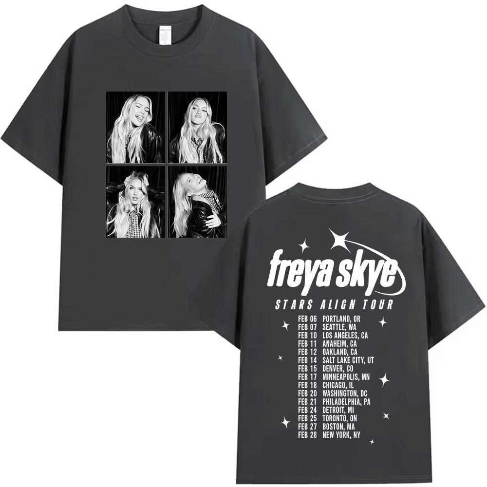 Singer Freya Skye Cotton Unisexs Shirt Summer Oversized Stars Align Tour Album Graphics Womens Yk Hip Hop Streetwear Tshirt 3XL
Singer Freya Skye Cotton Unisexs Shirt Summer Oversized Stars Align Tour Album Graphics Womens Yk Hip Hop Streetwear Tshirt 3XL