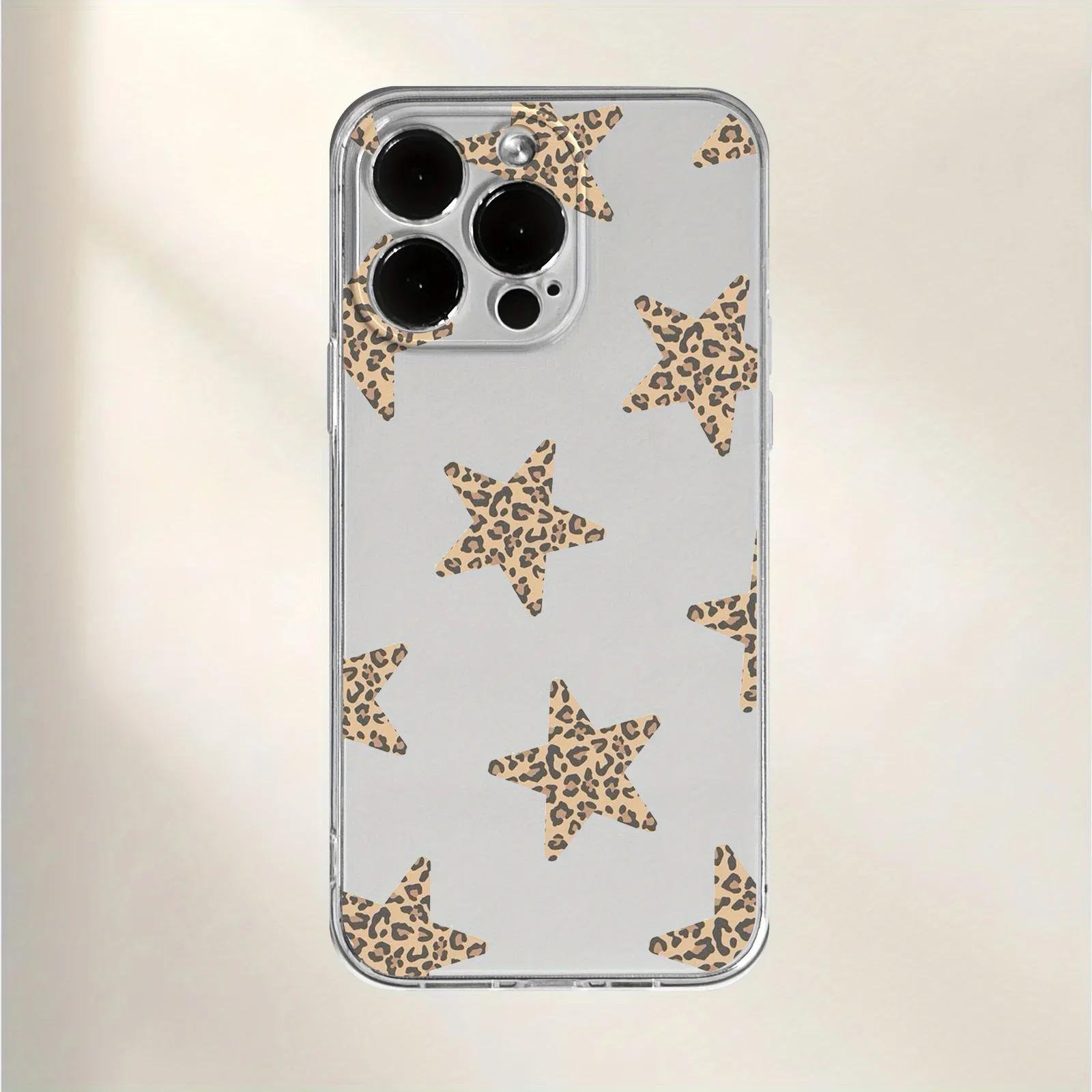 Чехол с леопардовым принтом и узором из звезд для iPhone 16 15 14 13 12 11 Pro Max 7 8 Plus, прозрачный силиконовый мягкий чехол For iPhone 13 Mini
Чехол с леопардовым принтом и узором из звезд для iPhone 16 15 14 13 12 11 Pro Max 7 8 Plus, прозрачный силиконовый мягкий чехол For iPhone 13 Mini