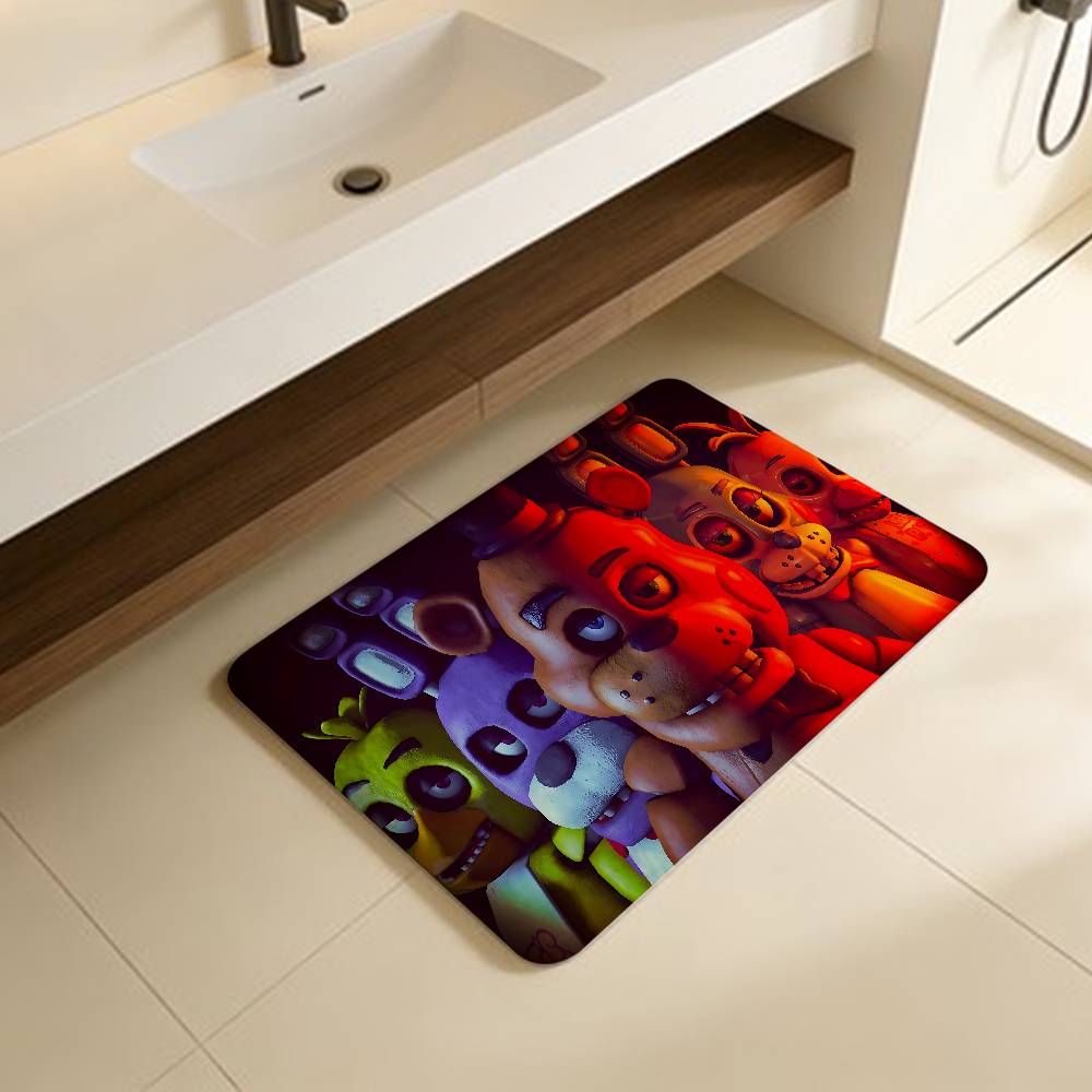Classic Fnaf Game Anime Entrance Door Mat Nordic Style Home Doormat Bathroom-Toilet Mats Bedroom Hotel Decor Mat 40x60cm
Classic Fnaf Game Anime Entrance Door Mat Nordic Style Home Doormat Bathroom-Toilet Mats Bedroom Hotel Decor Mat 40x60cm