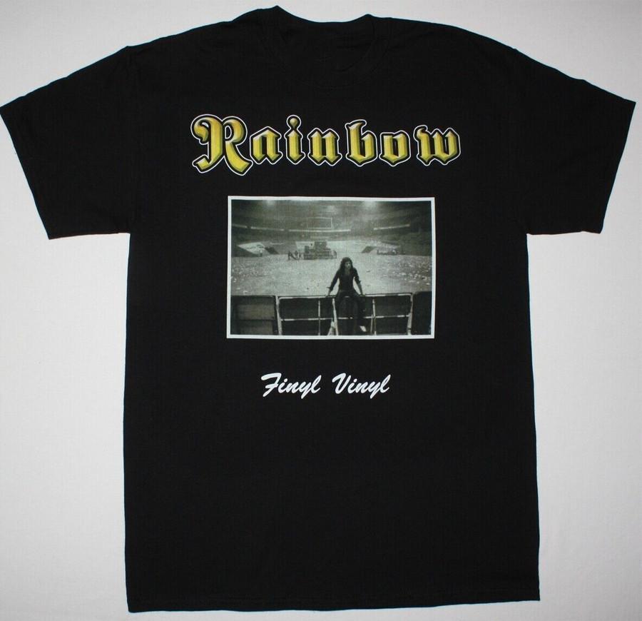 Rainbow Finyl Vinyl Album T-shirt Black Cotton Unisex S to 5XL JM716 Unisex T-Shirt XXXL
Rainbow Finyl Vinyl Album T-shirt Black Cotton Unisex S to 5XL JM716 Unisex T-Shirt XXXL