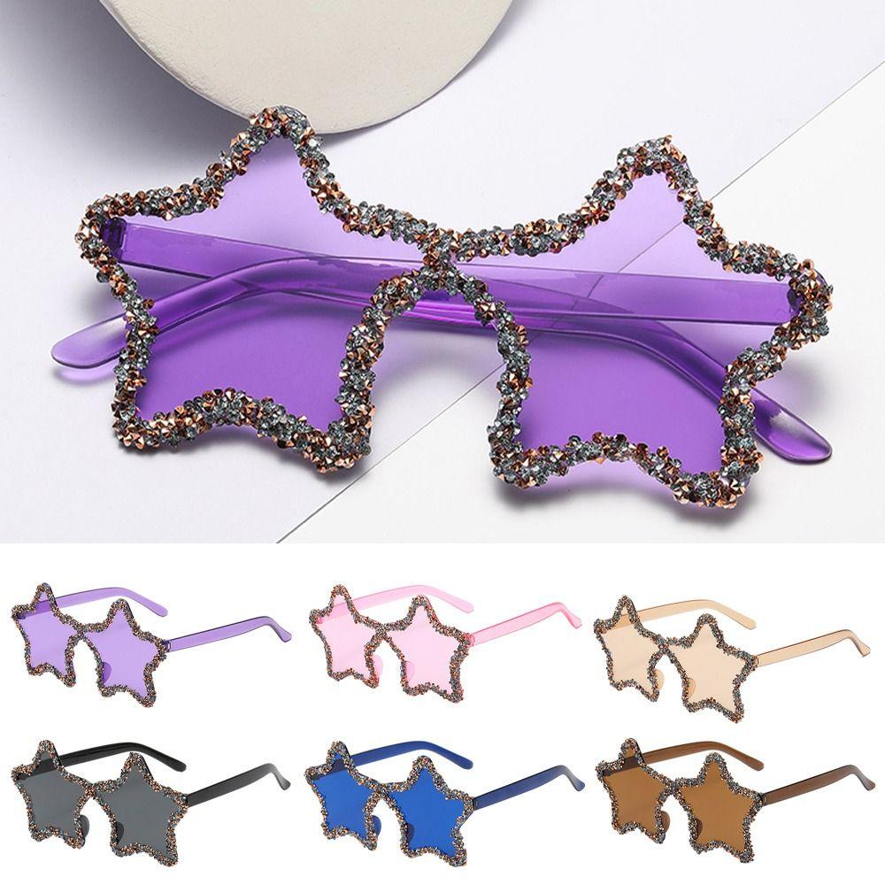 Colorful Star Shaped Sunglasses UV400 Protection Halloween Glasses Streetwear Brown
Colorful Star Shaped Sunglasses UV400 Protection Halloween Glasses Streetwear Brown