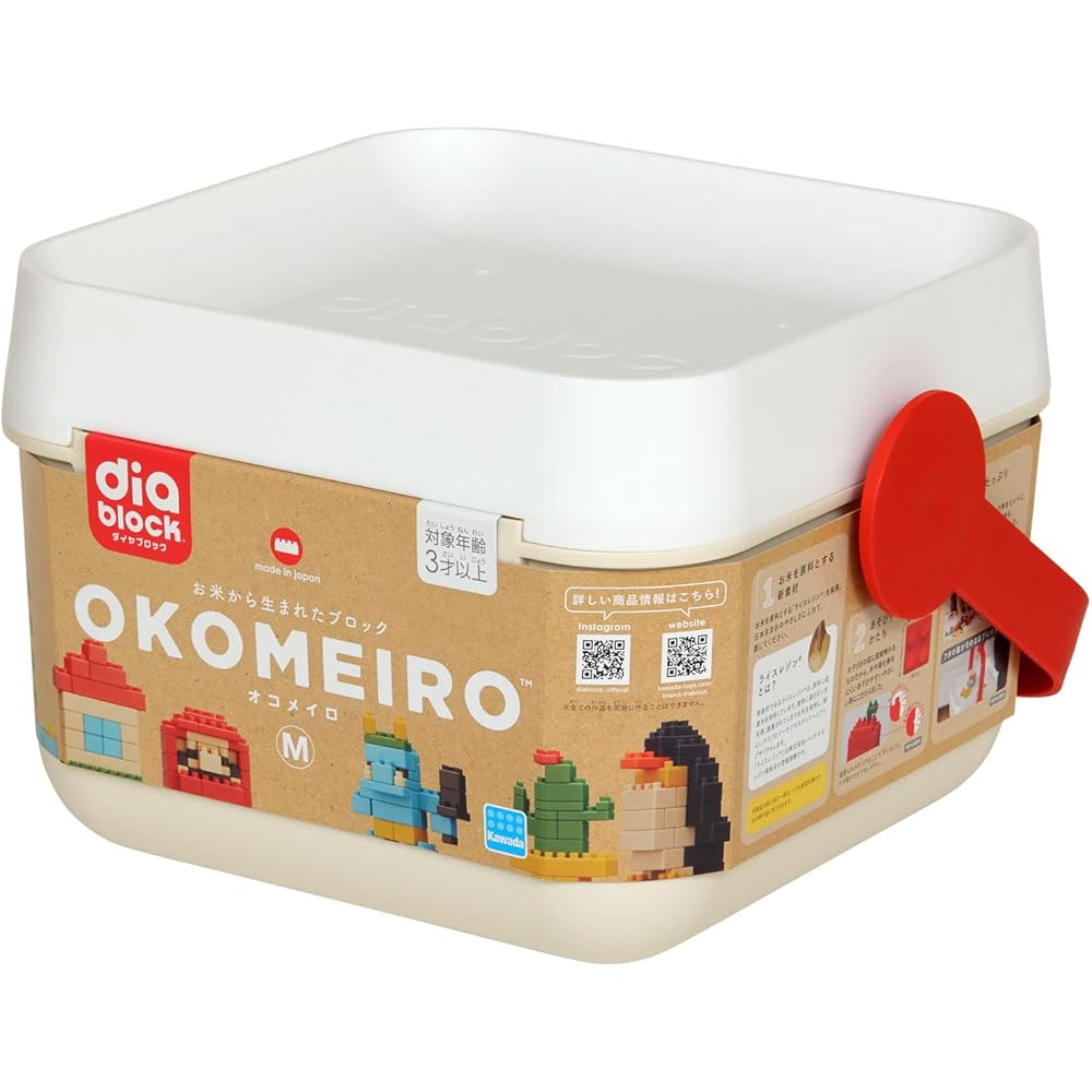 Kawada Okomeiro M ND-02 Building Block Set with Colorful Pieces and Creative Design
Kawada Okomeiro M ND-02 Building Block Set with Colorful Pieces and Creative Design