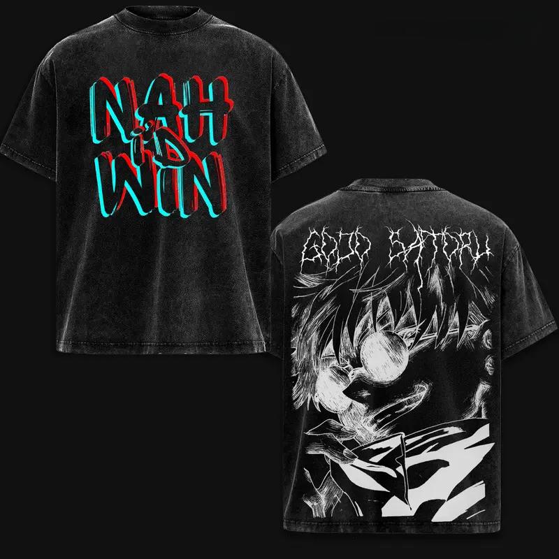 Gojo Satoru Jujutsu Kaisen Clothing Men Women Manga T-shirts Vintage Washed T Shirt Casual Loose Cotton Tee Harajuku Male Tshirt XXL чорний
Gojo Satoru Jujutsu Kaisen Clothing Men Women Manga T-shirts Vintage Washed T Shirt Casual Loose Cotton Tee Harajuku Male Tshirt XXL чорний