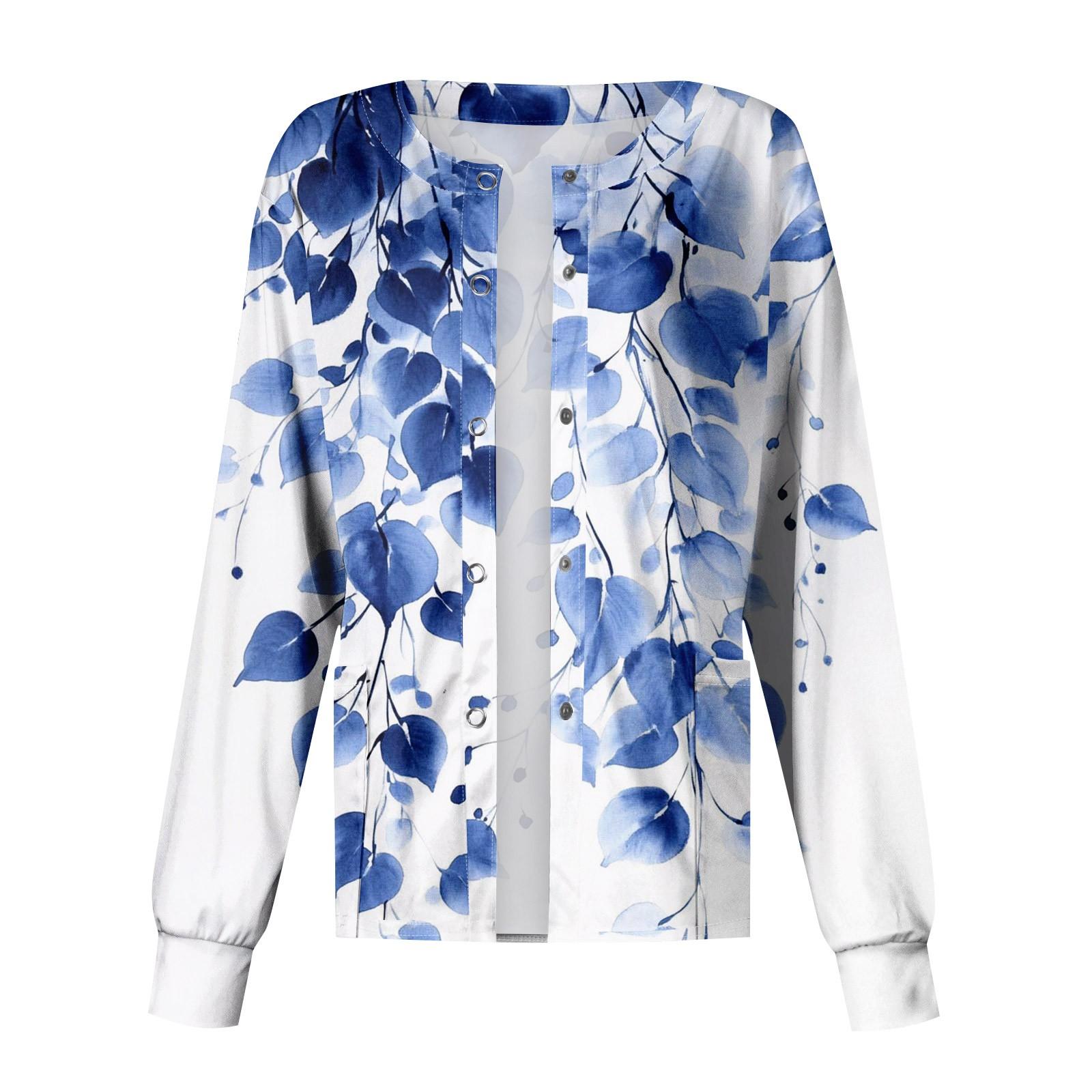 Жіноча повсякденна модна однобортна однобортна куртка з довгим рукавом і стоячим коміром із рослинним принтом XL винний
Жіноча повсякденна модна однобортна однобортна куртка з довгим рукавом і стоячим коміром із рослинним принтом XL винний