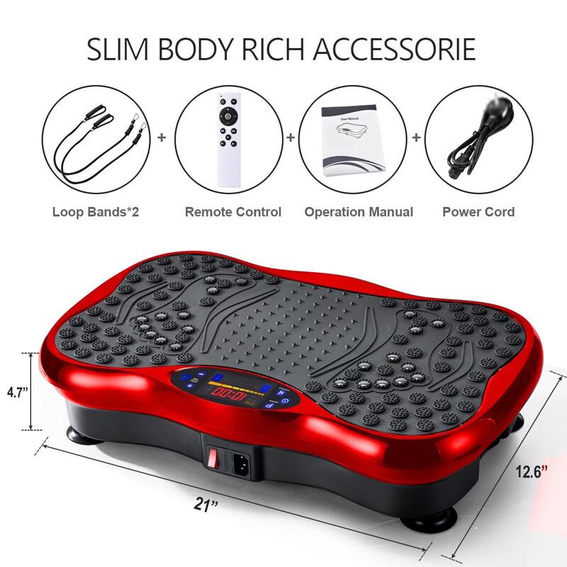 TLXT Mini Vibration Plate Exercise Machine CN plug (adapter included)
TLXT Mini Vibration Plate Exercise Machine CN plug (adapter included)