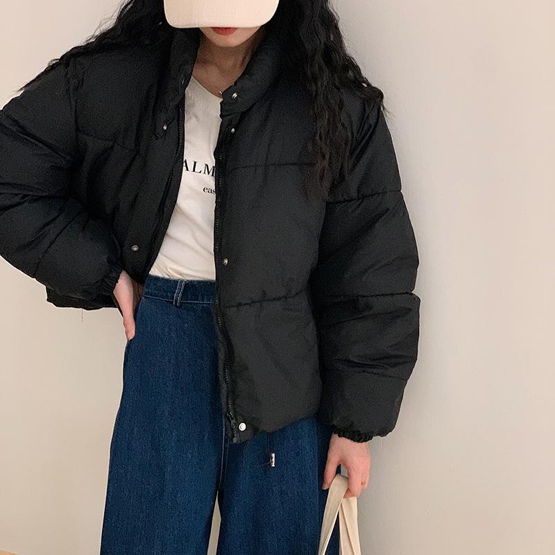 Женская зимняя короткая пуховая куртка с утолщенным воротником-стойкой XL чёрный
Женская зимняя короткая пуховая куртка с утолщенным воротником-стойкой XL чёрный