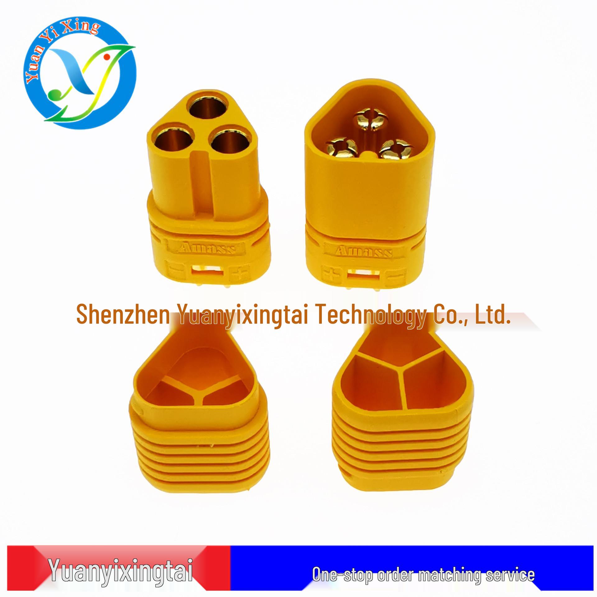 Amass MT60-M/F Yellow ESC Motor Gold-Plated 3-Pin Plug MT60 Male
Amass MT60-M/F Yellow ESC Motor Gold-Plated 3-Pin Plug MT60 Male
