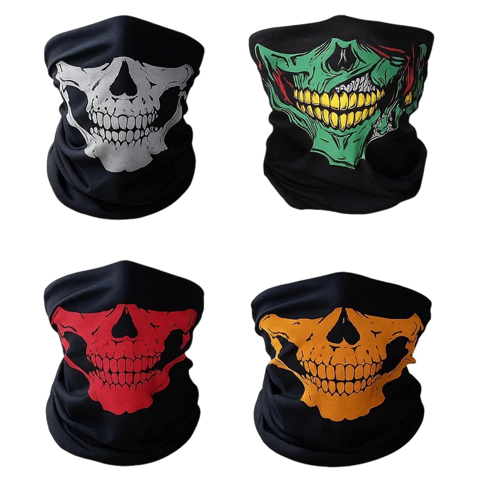 KEKVE Motorcycle Masks Halloween Masks Set of 4 Funny Motorcycle Face Windproof Anti-UV Polyester чорний
KEKVE Motorcycle Masks Halloween Masks Set of 4 Funny Motorcycle Face Windproof Anti-UV Polyester чорний