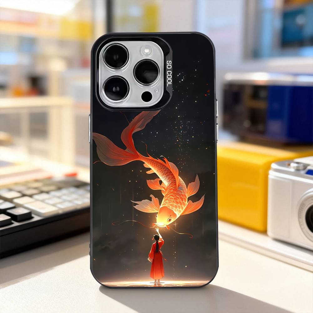 Stylish Art Koi Fish For iPhone 11,12,13,14,15,16,17,Pro,Max,Plus,E,Air,Mini Phone Case IMD Matte Black iPhone12
Stylish Art Koi Fish For iPhone 11,12,13,14,15,16,17,Pro,Max,Plus,E,Air,Mini Phone Case IMD Matte Black iPhone12