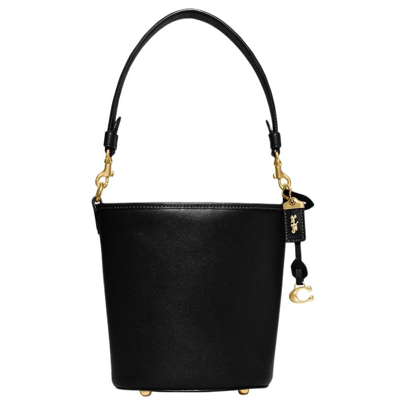 COACH DAKOTA 15 solid color logo logo hardware buckle snap cowhide bucket bag hand-held shoulder crossbody bag mini women s black чорний
COACH DAKOTA 15 solid color logo logo hardware buckle snap cowhide bucket bag hand-held shoulder crossbody bag mini women s black чорний