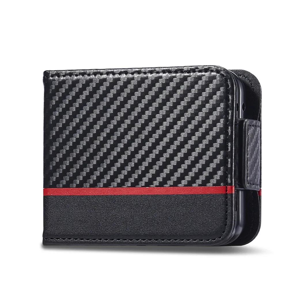 Carbon Fiber PU Leather Cover For Samsung Galaxy Z Flip 7 fe 6 5 4 3 Flip7 Flip6 Flip5 5G Phone Case Wallet with Card Holder Galaxy Z Flip5
Carbon Fiber PU Leather Cover For Samsung Galaxy Z Flip 7 fe 6 5 4 3 Flip7 Flip6 Flip5 5G Phone Case Wallet with Card Holder Galaxy Z Flip5