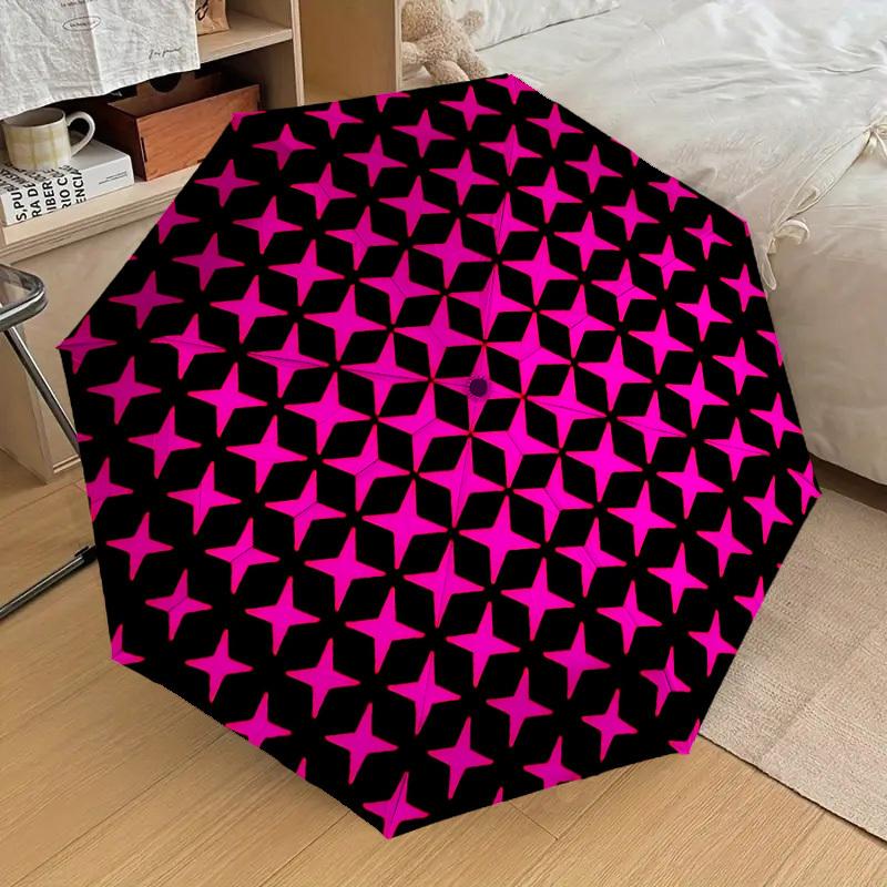 1pc Pink Stars Pattern Automatic Folding Umbrella, Casual Outdoor Accessory, Birthday Festival Gift yy251126135
1pc Pink Stars Pattern Automatic Folding Umbrella, Casual Outdoor Accessory, Birthday Festival Gift yy251126135
