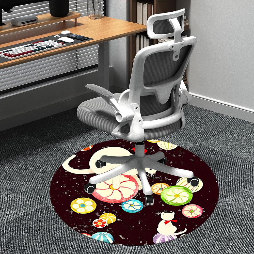 1pc Cats Flowers Office Round Area Rug, Under Office Chairs Bedroom Living Room Home Decor, Room Deco, Available in Various Sizes a1014258 80cm by 80cm
1pc Cats Flowers Office Round Area Rug, Under Office Chairs Bedroom Living Room Home Decor, Room Deco, Available in Various Sizes a1014258 80cm by 80cm