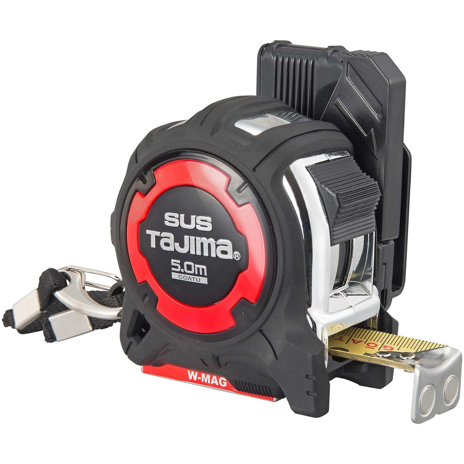 Tajima Convex Thick Stainless Steel Tape 5m x 25mm Thick Cef G Stainless Lock Double Mag 25 GASFGSLWM25-50
Tajima Convex Thick Stainless Steel Tape 5m x 25mm Thick Cef G Stainless Lock Double Mag 25 GASFGSLWM25-50