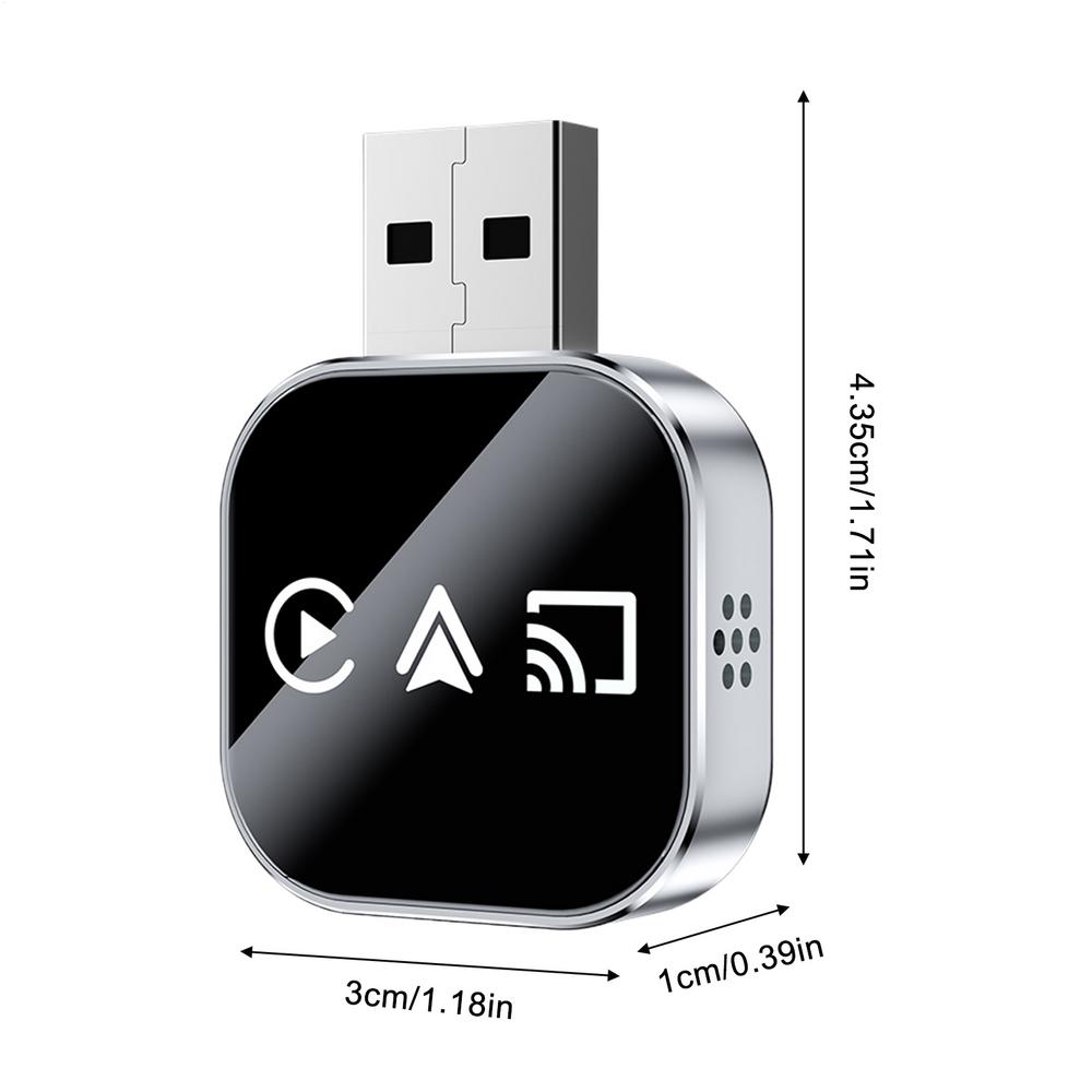 Upgrade 3In1 WirelessCarplay Mirror Link Adapter Instant Wired To Wireless Conversion Plug & Play For WiredCarplay срібний
Upgrade 3In1 WirelessCarplay Mirror Link Adapter Instant Wired To Wireless Conversion Plug & Play For WiredCarplay срібний