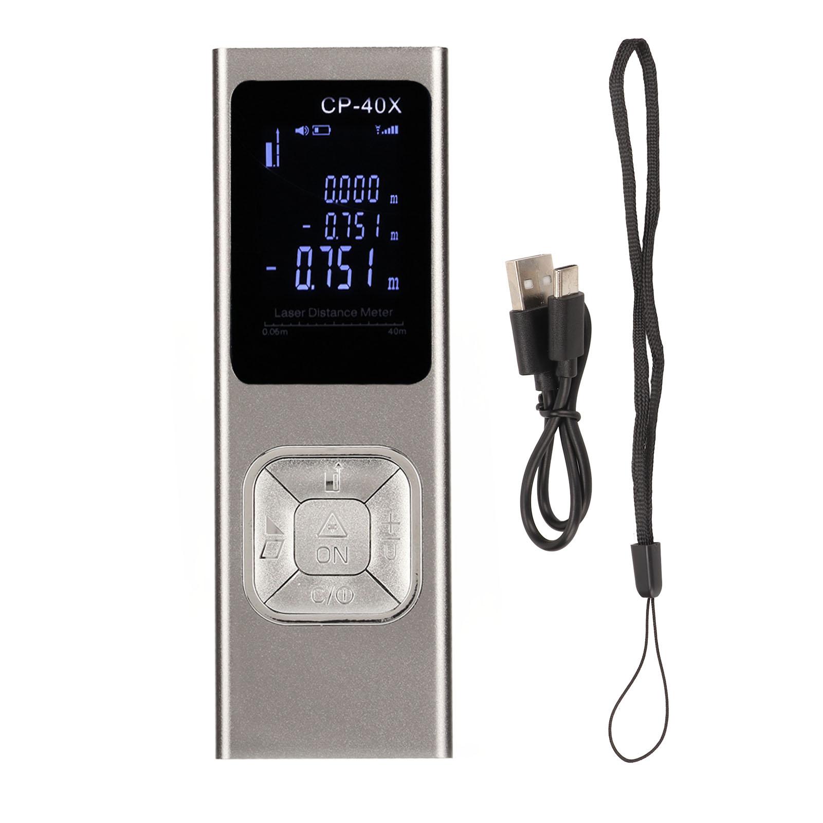Handheld Laser Distance Meter Aluminium Alloy High Accuracy M Ft In Switching Units USB C Digital
Handheld Laser Distance Meter Aluminium Alloy High Accuracy M Ft In Switching Units USB C Digital