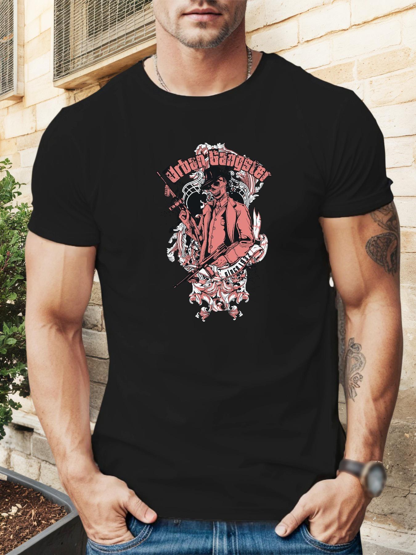 Urban Gun Skull Pattern Classic Summer Comfort Round Neck T-shirt XL
Urban Gun Skull Pattern Classic Summer Comfort Round Neck T-shirt XL