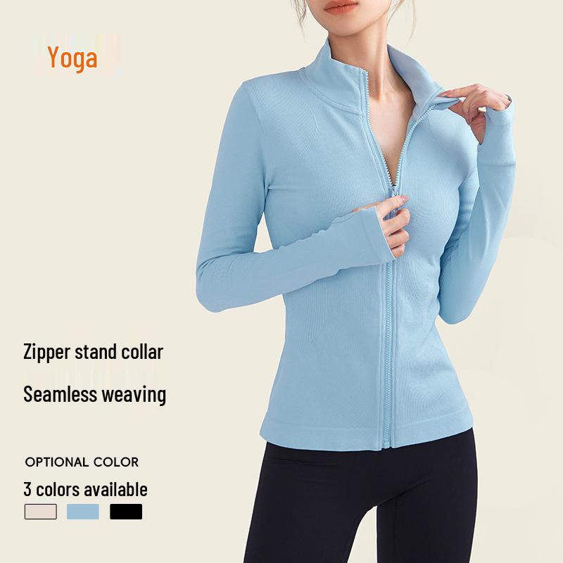 Women s Seamless Zipper Sports Jacket - Long Sleeve Yoga and Running Top with Stand-up Collar Small чорний
Women s Seamless Zipper Sports Jacket - Long Sleeve Yoga and Running Top with Stand-up Collar Small чорний