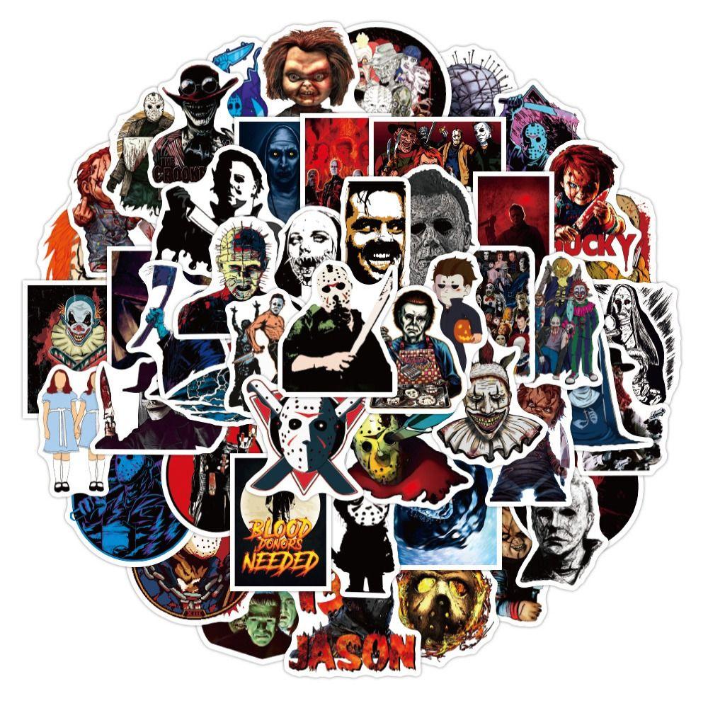 Fesitival Toys Halloween Stickers Graffiti Stickers Horror Characters Stickers 50pcs/set Albums
Fesitival Toys Halloween Stickers Graffiti Stickers Horror Characters Stickers 50pcs/set Albums