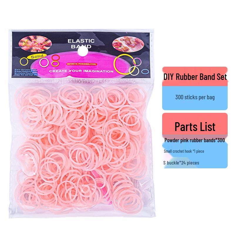 300 разноцветных резинок в пакетиках для детских игрушек «Сделай сам» и радужных браслетов
300 разноцветных резинок в пакетиках для детских игрушек «Сделай сам» и радужных браслетов