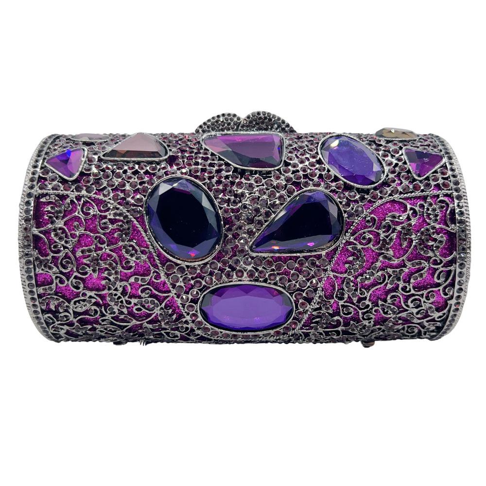 Gold Large Stone Women Formal Evening Bag Clutch Purse Party Wedding Purse Luxury Lady Diamond Handbags Clutches Dinner Party 18.5cmX10cmX8.5cm фиолетовый
Gold Large Stone Women Formal Evening Bag Clutch Purse Party Wedding Purse Luxury Lady Diamond Handbags Clutches Dinner Party 18.5cmX10cmX8.5cm фиолетовый