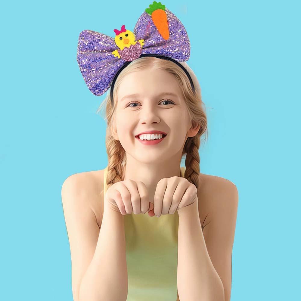 Plastic Easter Day Hair Hoop Glitter Rabbit Bow Headband Funny Festival Hair Accessories Family рожевий
Plastic Easter Day Hair Hoop Glitter Rabbit Bow Headband Funny Festival Hair Accessories Family рожевий