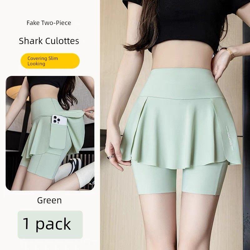 Plus Size Quick-Drying Fashion Tape Skort Plus Size Ladies Morning Running Sports Fitness Yoga Wear Running Short Culottes Women Green 3XL
Plus Size Quick-Drying Fashion Tape Skort Plus Size Ladies Morning Running Sports Fitness Yoga Wear Running Short Culottes Women Green 3XL