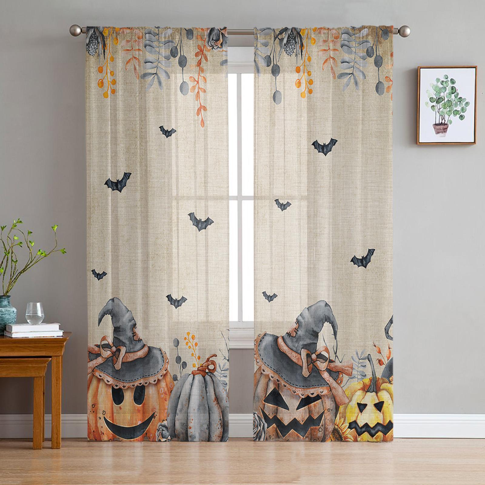 Хэллоуин Гримаса Тыквенный Призрак Фиолетовые Прозрачные Шторы для Украшения Гостиной Оконные Шторы Кухонные Тюль Вуаль Шторы W135 x H115cm x1&Grommet Top
Хэллоуин Гримаса Тыквенный Призрак Фиолетовые Прозрачные Шторы для Украшения Гостиной Оконные Шторы Кухонные Тюль Вуаль Шторы W135 x H115cm x1&Grommet Top