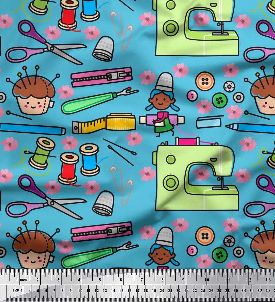 Soimoi Японія Креп Сатин Тканина Ножиці, ґудзики та Декоративна тканина для машинного шиття Надрукований метр 42 дюйма 42 Inch Wide - Poly Crepe синій
Soimoi Японія Креп Сатин Тканина Ножиці, ґудзики та Декоративна тканина для машинного шиття Надрукований метр 42 дюйма 42 Inch Wide - Poly Crepe синій