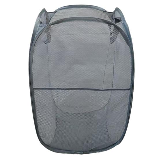 Dirty Clothes Basket Foldable Breathable Mesh Fabric Laundry Bin Prevents Odor Container for Bathroom Laundry Storage Home Family сірий
Dirty Clothes Basket Foldable Breathable Mesh Fabric Laundry Bin Prevents Odor Container for Bathroom Laundry Storage Home Family сірий
