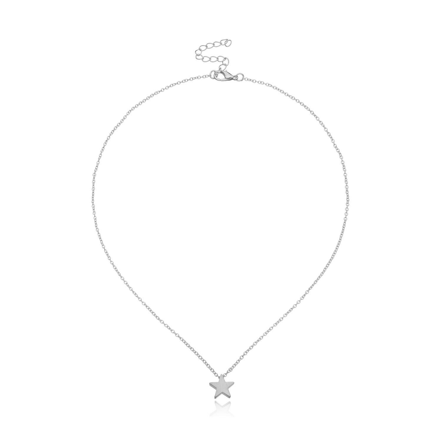 Necklace, stylish thickened star pendant, style temperament collarbone sweater chain срібний
Necklace, stylish thickened star pendant, style temperament collarbone sweater chain срібний