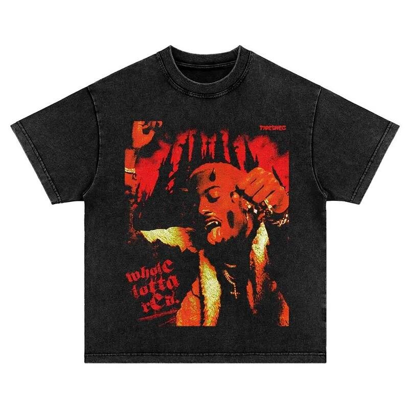 Hip Hop Streetwear Fashion Vintage Summer Cotton Portrait Rapper Print T Shirt Y2k Oversized Men Graphic T Shirts Women Clothes
Hip Hop Streetwear Fashion Vintage Summer Cotton Portrait Rapper Print T Shirt Y2k Oversized Men Graphic T Shirts Women Clothes