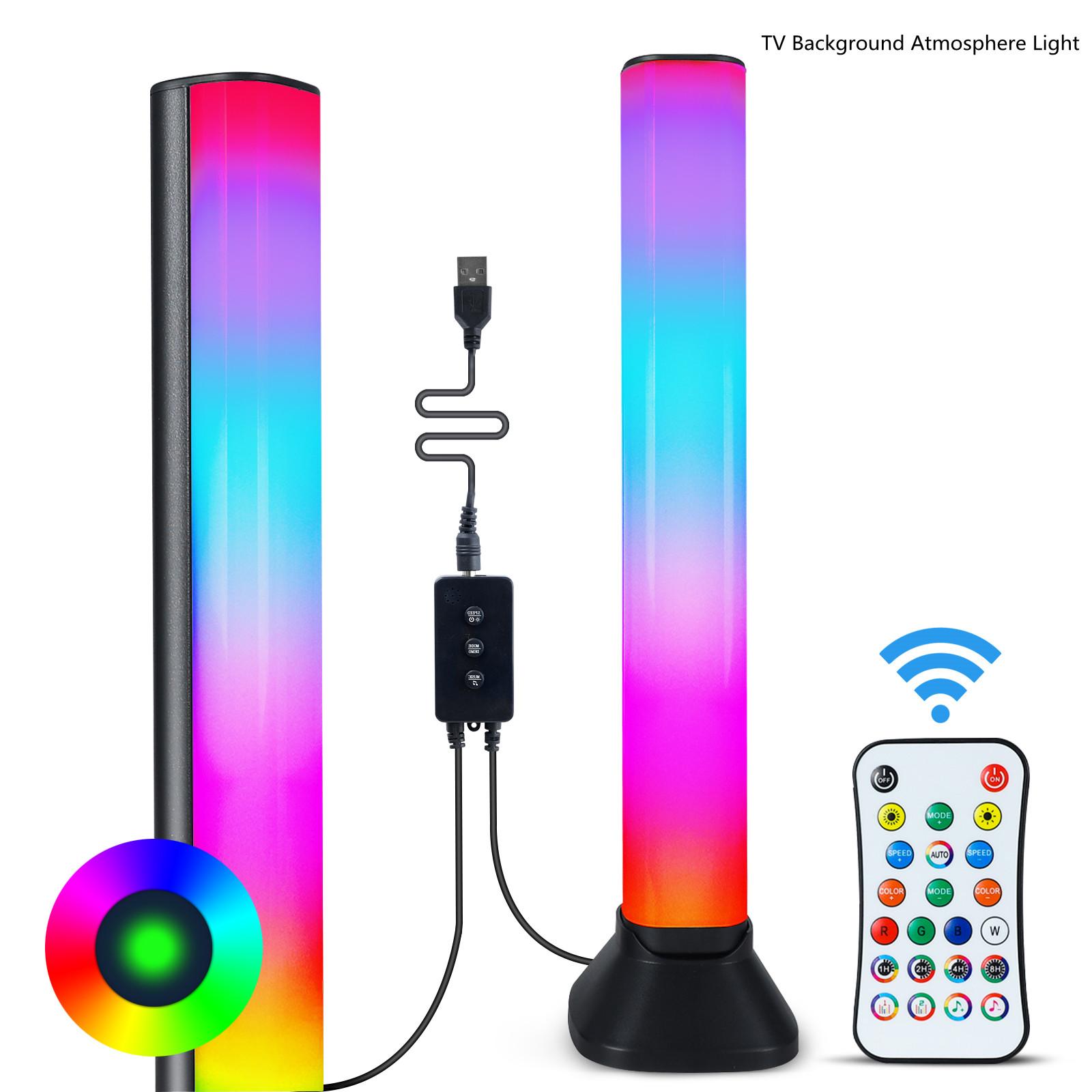 2 шт./компл. RGB Музыкальная подсветка Управление звуком Умный ночник Бары Симфония ТВ Фон Атмосфера Свет Ритм Свет с пультом дистанционного управления
2 шт./компл. RGB Музыкальная подсветка Управление звуком Умный ночник Бары Симфония ТВ Фон Атмосфера Свет Ритм Свет с пультом дистанционного управления