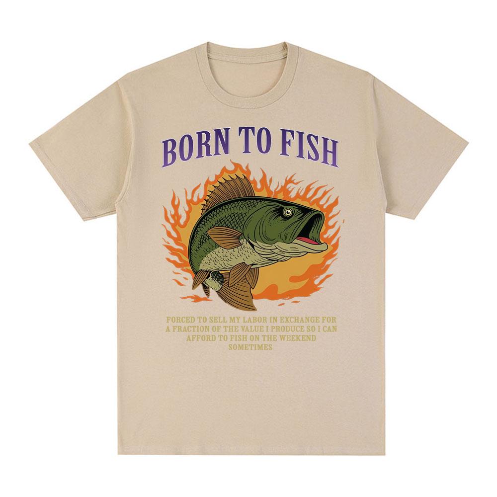 Born To Fish Fun Fashion Fisherman Tshirt Humorous Fishing Enthusiast Mens Clothing Casual Cotton Tshirt Street Wear Y2K M
Born To Fish Fun Fashion Fisherman Tshirt Humorous Fishing Enthusiast Mens Clothing Casual Cotton Tshirt Street Wear Y2K M