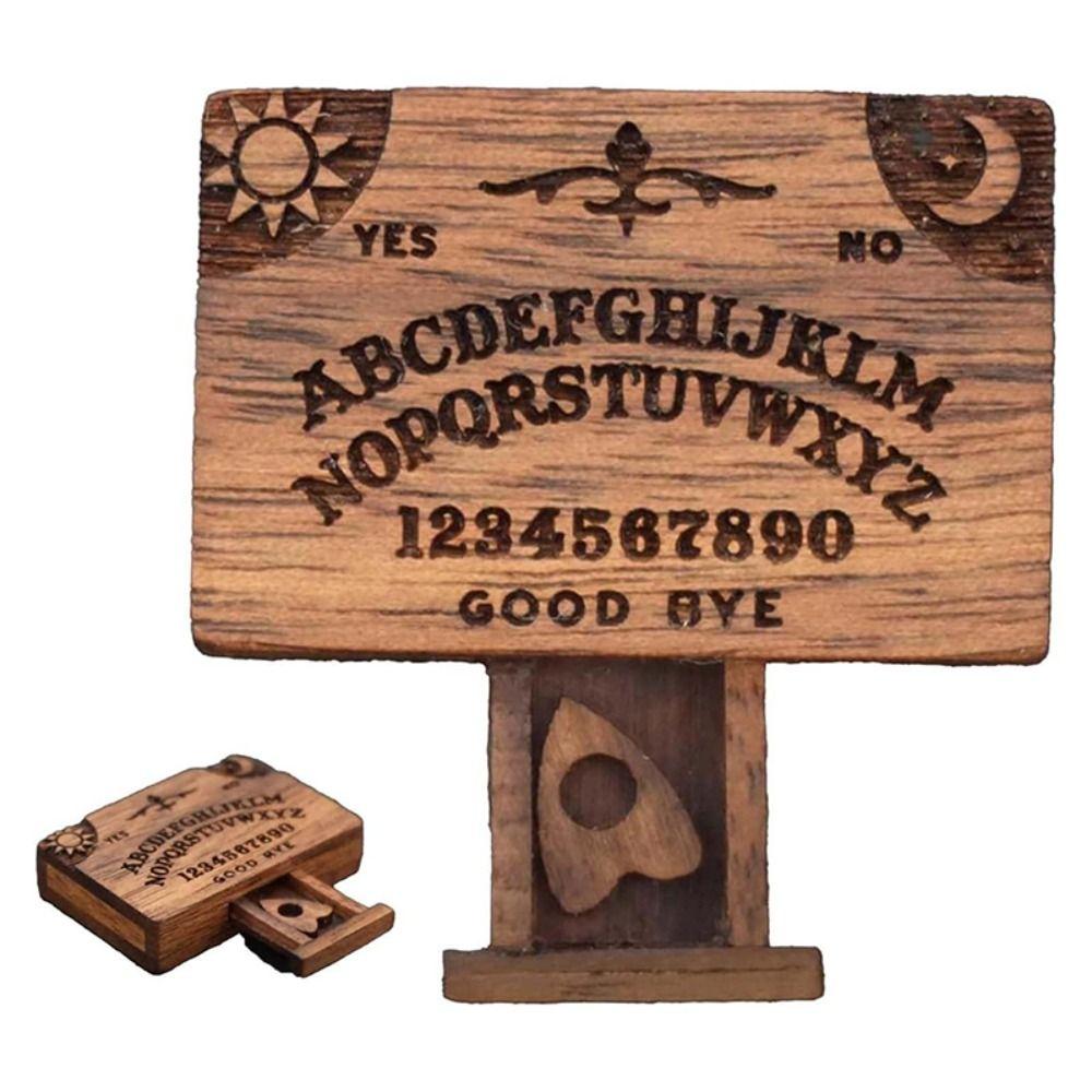 Handmade Ouija Board with Drawer Talking Spirit Board Emotional Love Drawer New Wooden Miniatures
Handmade Ouija Board with Drawer Talking Spirit Board Emotional Love Drawer New Wooden Miniatures