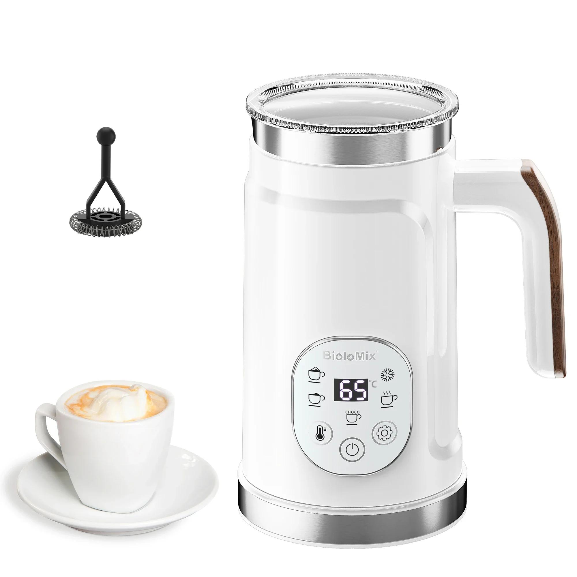 Electric 5 in 1 mixer with upgraded touch screen LED display - Hot and cold milk frother thermos for lattes EU Plug белый
Electric 5 in 1 mixer with upgraded touch screen LED display - Hot and cold milk frother thermos for lattes EU Plug белый